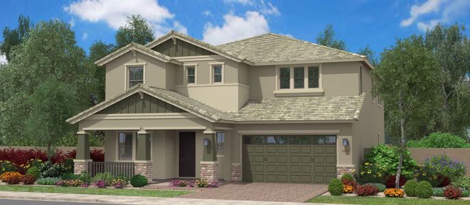 New construction Single-Family house 3029 Sherman Rd, Queen Creek, AZ 85142 plan Sea Ranch - image