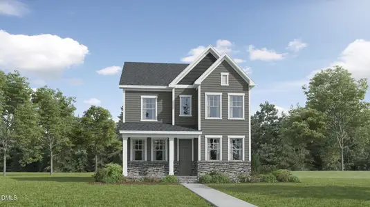 New construction Single-Family house 500 Everglow Ln, Garner, NC 27529 plan Virginia - image