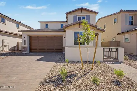 New construction Single-Family house 21501 E Timberline Rd, Queen Creek, AZ 85142 plan 3521 Elevation C - image