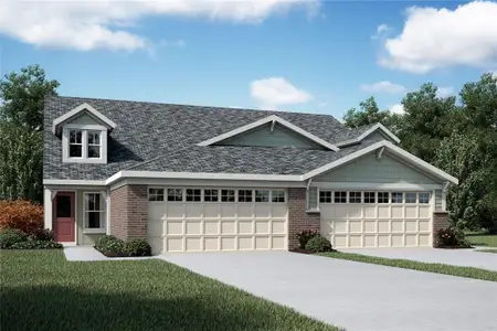 New construction Townhouse house 47 Village Dr, Dawsonville, GA 30534 plan Wembley - image