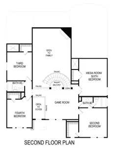 New construction Single-Family house 507 Burtin Dr, Haslet, TX 76052 plan Remington 2F (w/Media) - image