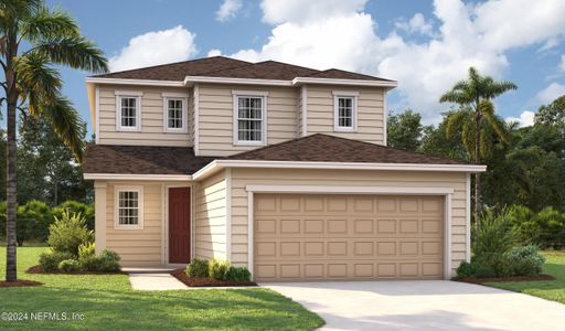 New construction Single-Family house 8253 Cedar Run Lane, Jacksonville, FL 32220 Palm- photo 0