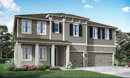 New construction Single-Family house 2595 Wise River Ln, Zephyrhills, FL 33541 60' - Jupiter- photo 1 1