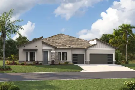 New construction Single-Family house Parrish, FL 34219 plan Key West I - image