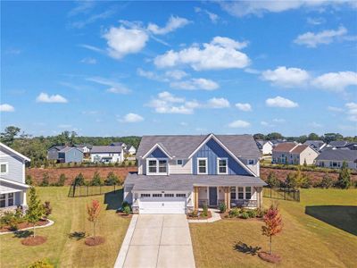 New construction Single-Family house 470 Sugar Prairie Bnd, Lawrenceville, GA 30045 - image