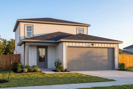 New construction Single-Family house 10326 Gala Jct, San Antonio, TX 78224 plan The Sabine A - image