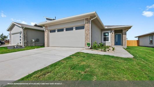 New construction Single-Family house 8519 Faded Denim Dr, Mustang Ridge, TX 78610 plan The Yosemite II - image