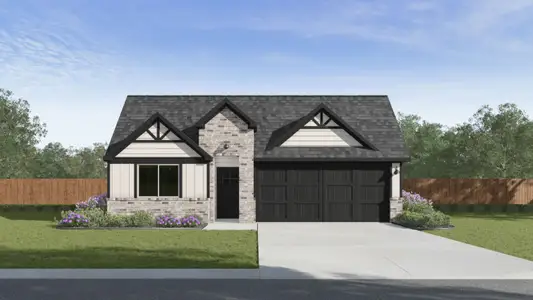 New construction Single-Family house 5503 Eula Ln, New Braunfels, TX 78130 plan The Gaven - image