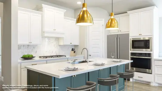 New construction Single-Family house 145 Burke St, Liberty Hill, TX 78642 plan 2476W - image