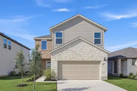 New construction Single-Family house 515 Unakite Trl, Liberty Hill, TX 78642 plan Kestrel - image