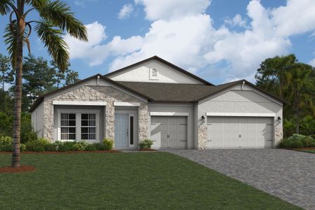 New construction Single-Family house 2225 Anderson Snow Rd, Spring Hill, FL 34609 plan Corina II - image