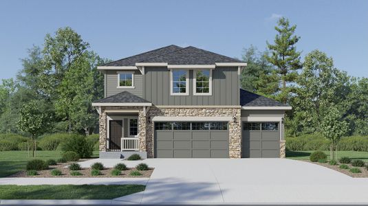 New construction Single-Family house 3531 Aspen Glen Lp, Elizabeth, CO 80107 plan Canopy - image