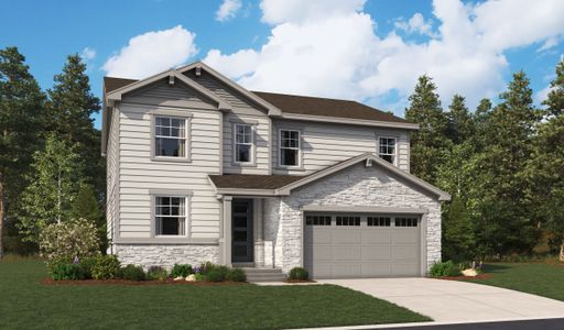 New construction Single-Family house 24181 E Ida Pl, Aurora, CO 80016 plan Hemingway - image
