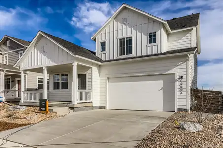 New construction Single-Family house 13322 Front Porch Ln, Firestone, CO 80504 plan Canvas Two - image