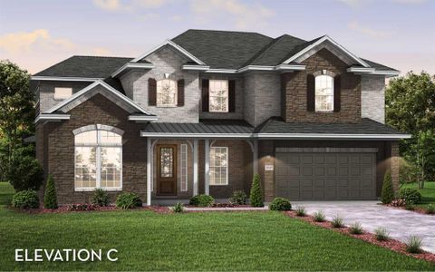 New construction Single-Family house 6203 Belleau Lake Drive, Katy, TX 77493 Fremont- photo 0