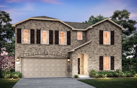 New construction Single-Family house 16012 Isles Dr, Haslet, TX 76052 plan Thomaston - image