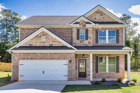 New construction Single-Family house 1156 Burgundy Drive, Griffin, GA 30223 The Baxley- photo 1 1