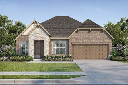 New construction Single-Family house 9111 Clear Water Trl, Manvel, TX 77578 plan The Larkspur - image
