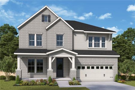 New construction Single-Family house 247 Wild Ginger Bnd, Woodstock, GA 30188 plan The Bramwell - image