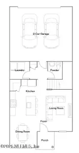 New construction Townhouse house 4008 Lingo Ln, Jacksonville, FL 32257 plan Wigeon - image
