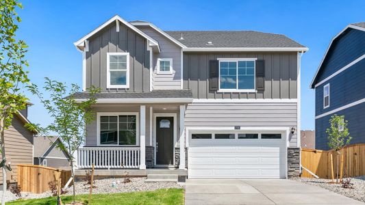 New construction Single-Family house 4355 Cattle Cross Trl, Castle Rock, CO 80104 Holcombe- photo 0