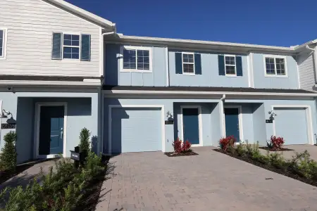 New construction Townhouse house 6112 Fellow Wagon Wy, Orlando, FL 32822 plan Santa Rosa - image