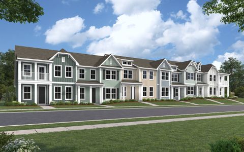 New construction Townhouse house 202 Encampment Blvd, Simpsonville, SC 29681 plan Maddox - Townhomes - image