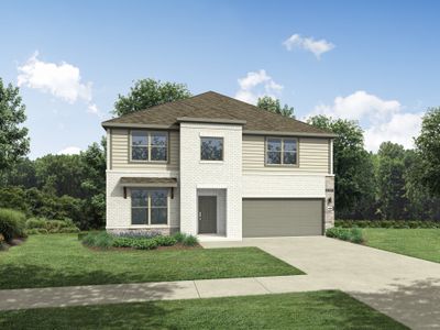 New construction Single-Family house 602 Universal Dr, Hutto, TX 78634 plan Winters | Prairie Winds - image