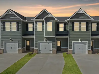 New construction Townhouse house 1408 Port Harbor Ct, Spartanburg, SC 29306 plan Jordan - image