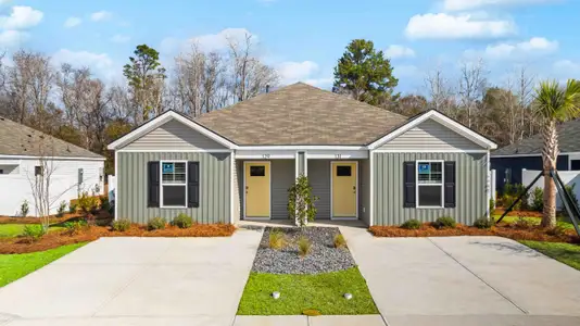 New construction Duplex house 120 Mims Academy Dr, Harleyville, SC 29448 plan Wyeth-Duplex - image