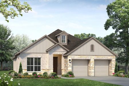 New construction Single-Family house 1229 Terrace View Dr, Georgetown, TX 78628 plan Oaks 2083 - image