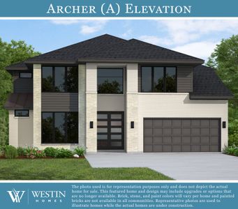 New construction Single-Family house 118 Adoration Woods Ct, Willis, TX 77318 plan The Archer - image