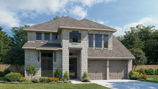 New construction Single-Family house 27414 Rolling Bluestem Ln, Hockley, TX 77447 plan 2694W - image