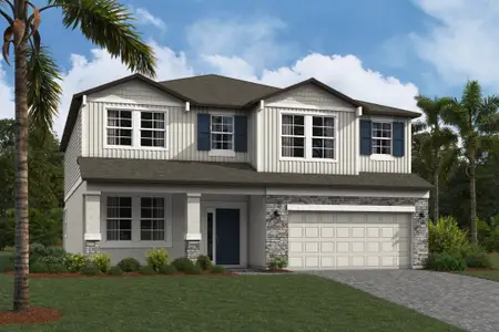 New construction Single-Family house 5934 Newberry Pines Ave, Wesley Chapel, FL 33545 plan Sonoma II - image