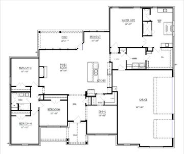 New construction Single-Family house 304 Oak Meadow Ln, Weatherford, TX 76085 plan The Wellington II - image 3