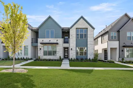 New construction Townhouse house 2543 Brunswick Way, Allen, TX 75013 plan Rutherford - image