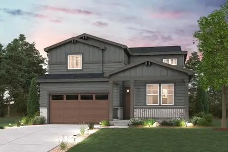 New construction Single-Family house 3631 Sandreed St, Dacono, CO 80514 plan The Platte - image