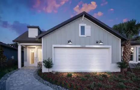 New construction Single-Family house 13780 Rocky Pine Pl, Spring Hill, FL 34610 plan Hallmark - image