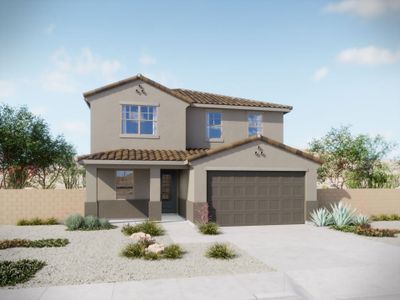 New construction Single-Family house 5861 W Ina Rd, Tucson, AZ 85743 plan Sienna - image