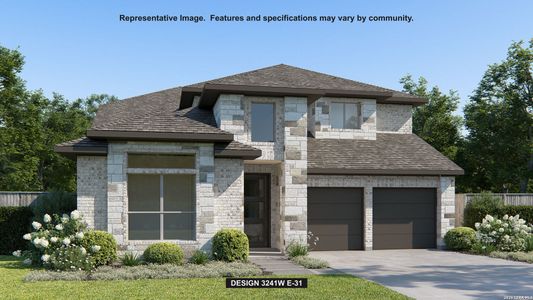 New construction Single-Family house 121 Brown Swiss Rdg, Boerne, TX 78006 plan 3241W - image