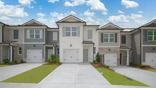 New construction Townhouse house 2025 Roseleigh Dr, Douglasville, GA 30134 plan Pearson II - image