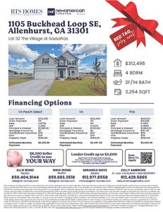 New construction Single-Family house 1105 Buckhead Lp Se-, Unit 32, Allenhurst, GA 31301 plan The Sunbury - image 18