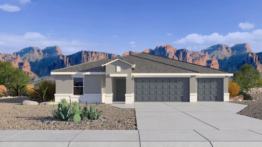 New construction Single-Family house 12024 E Marigold Lane, Florence, AZ 85132 - photo 0