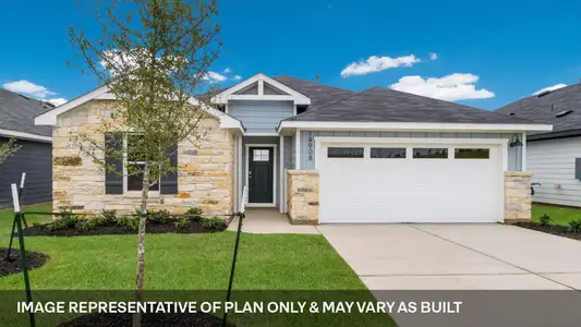New construction Single-Family house 18104 Blazing Ranch Ln, Manor, TX 78653 plan The Elgin - image