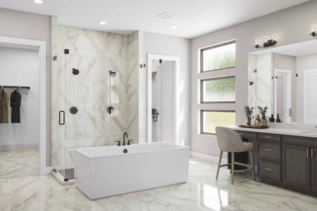 New construction Single-Family house 10707 Monarch Butterfly Dr, Cypress, TX 77433 plan Veneto - image 19