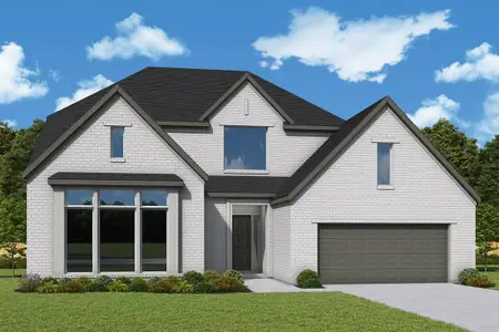 New construction Single-Family house 3320 Double Spur Trl, Georgetown, TX 78628 plan The Tomball - image