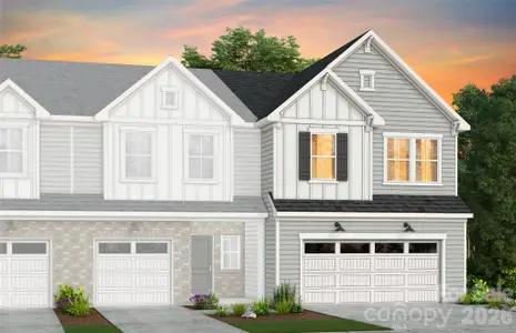 New construction Townhouse house 11926 Oak St, Charlotte, NC 28269 - image