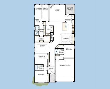 New construction Single-Family house 2317 Sorrelwood Ct, Celina, TX 75009 plan The Daisy - image 3