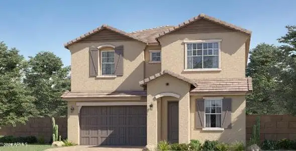 New construction Single-Family house 12019 W Calle De Pompas, Peoria, AZ 85383 plan Cottonwood Plan 3524 - image