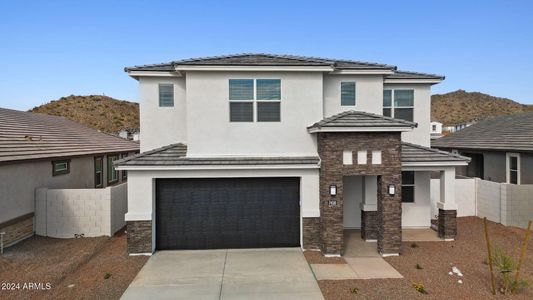 New construction Single-Family house 7438 W Quail Track Drive, Peoria, AZ 85383 Phoenician II- photo 0